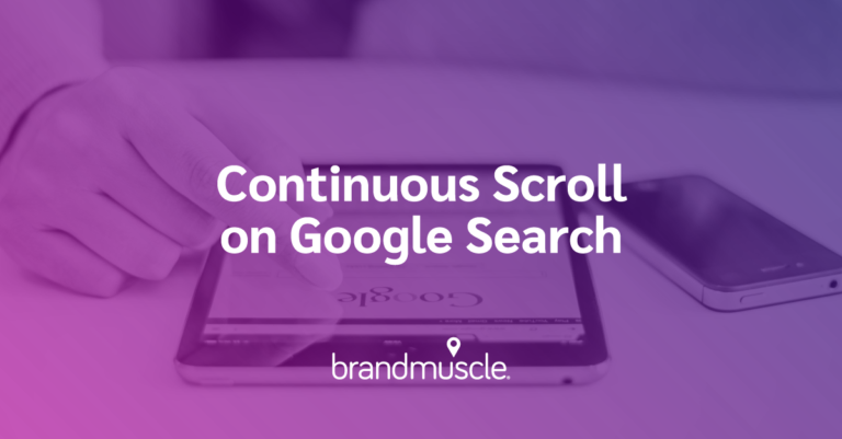 continuous scroll on google search
