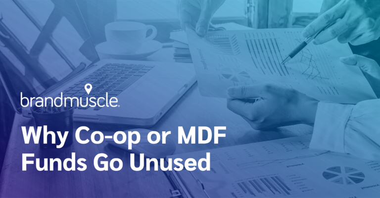 Why co-op or MDF funds go unused