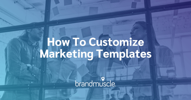 how to customize marketing templates