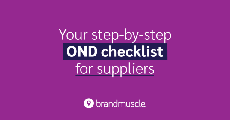 Your step by step OND checklist for suppliers